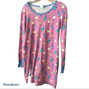 🌈3/25$Purple Llama Pajamas Sleep Shirt